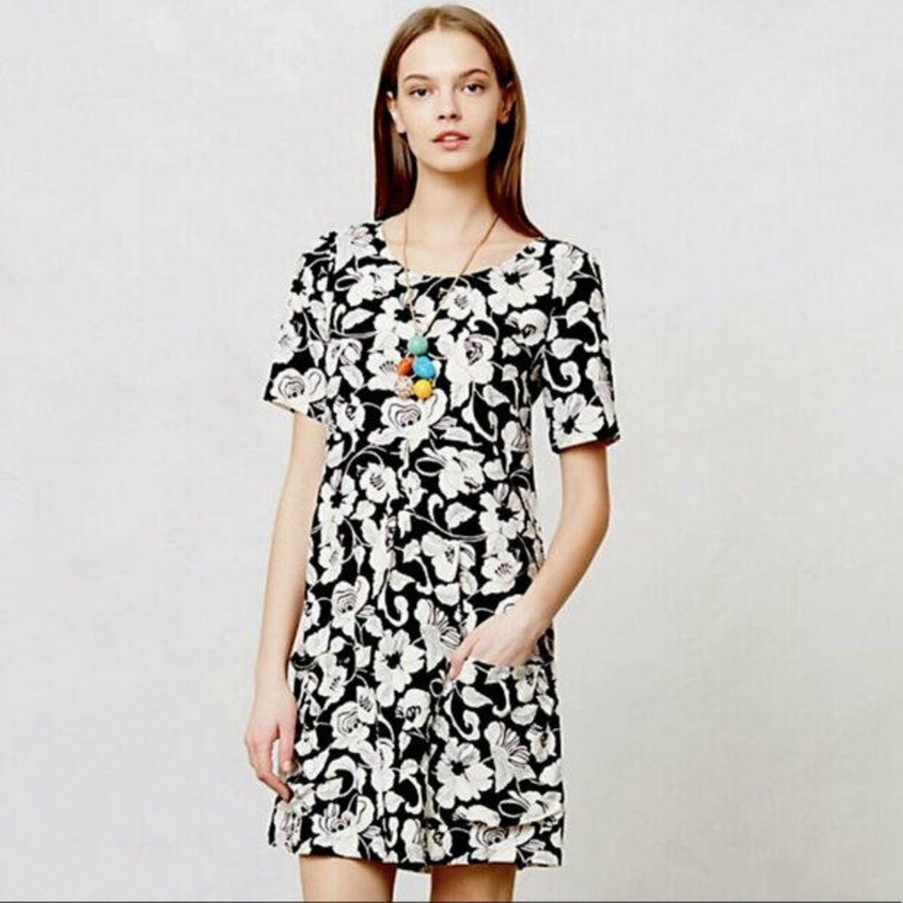 Anthropologie floral dress